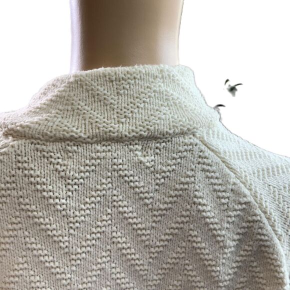 JM Collection Gray Brown Chevron Button Open Front Cardigan Sz 2X Work Academia - Picture 6 of 12